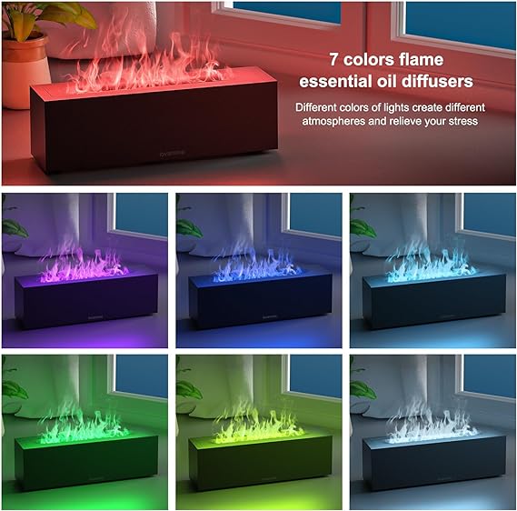 Rectangular Flame Diffuser Humidifier